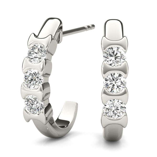 EARRINGS 3 STONE - Image 2