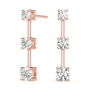 EARRINGS 3 STONE - Image 8