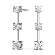 EARRINGS 3 STONE - Image 2