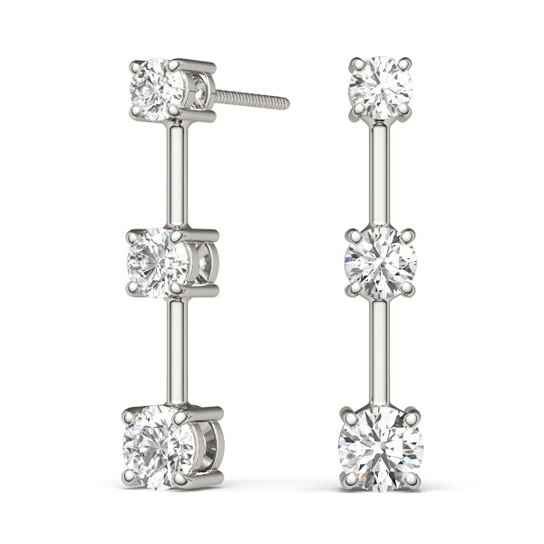 EARRINGS 3 STONE - Image 2