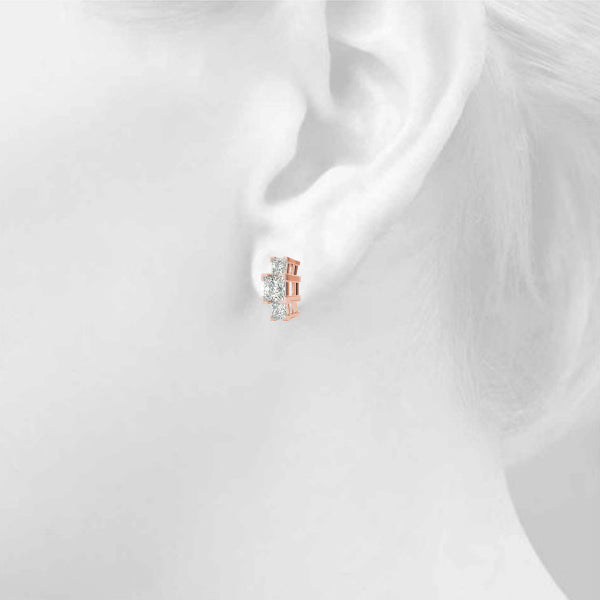 EARRINGS 3 STONE - Image 5