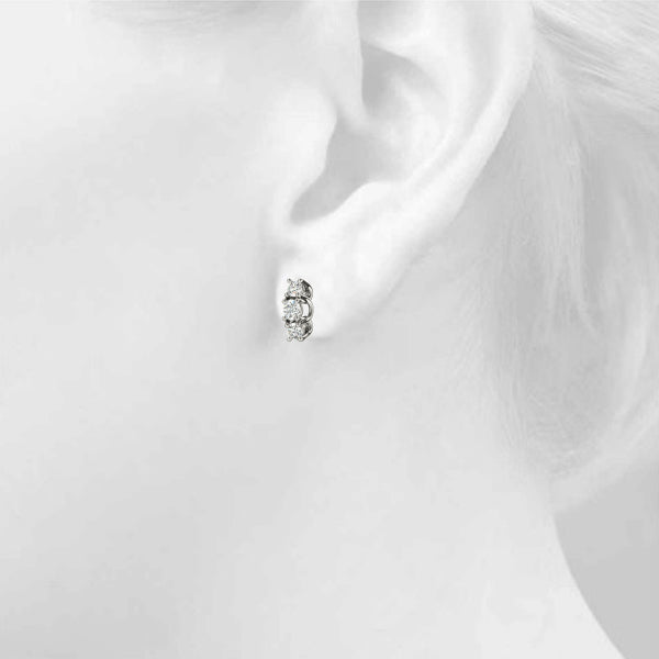 EARRINGS 3 STONE - Image 5