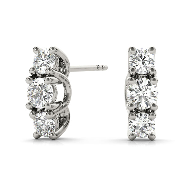 EARRINGS 3 STONE - Image 2