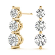 EARRINGS 3 STONE - Image 9