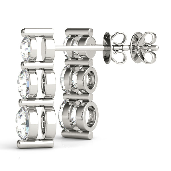 EARRINGS 3 STONE - Image 4