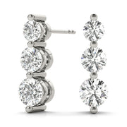 EARRINGS 3 STONE - Image 2