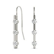 EARRINGS 3 STONE - Image 2