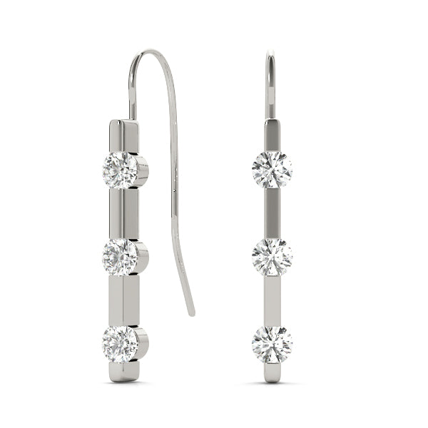 EARRINGS 3 STONE - Image 2