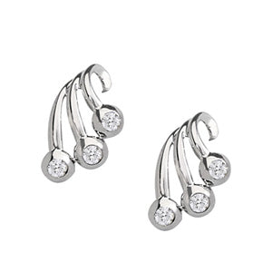 3-STONE EARRINGS - Image 2