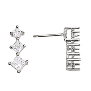 EARRINGS 3 STONE - Image 2