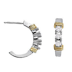 EARRINGS 3 STONE - Image 2