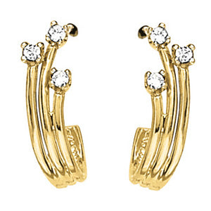 DIAMONDS EARRINGS-LEFT - Image 2