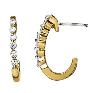 EARRINGS HOOP EARRINGS J-HOOPS - Image 2