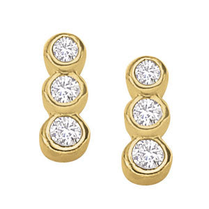 EARRINGS 3 STONE - Image 2