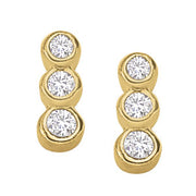EARRINGS 3 STONE - Image 2