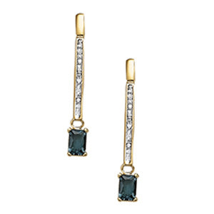 EARRINGS COLOR EMERALD - Image 2