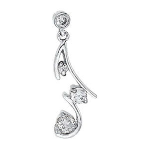 7/8 CTTW FASHION EARRING - Image 2