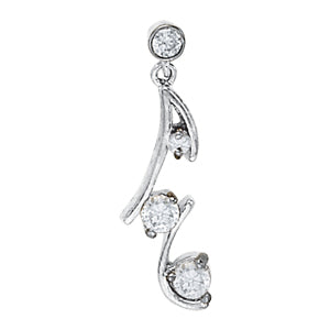 7/8 CTTW FASHION EARRING - Image 2