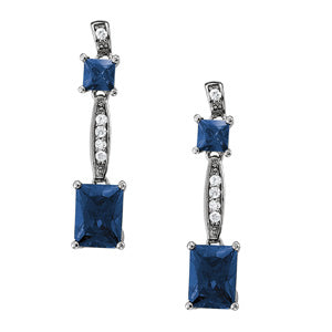 EARRINGS COLOR EMERALD - Image 2