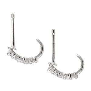 EARRINGS HOOP EARRINGS J-HOOPS - Image 3