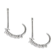 EARRINGS HOOP EARRINGS J-HOOPS - Image 3