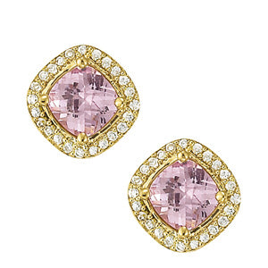 EARRINGS COLOR SQUARE & CUSHION - Image 2