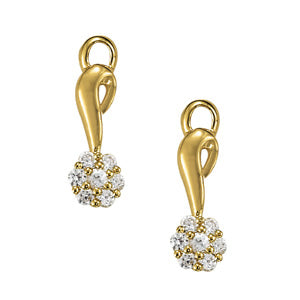 EARRING 1/4 CTTW CLUSTER - Image 2