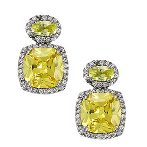 EARRINGS COLOR SQUARE & CUSHION - Image 2