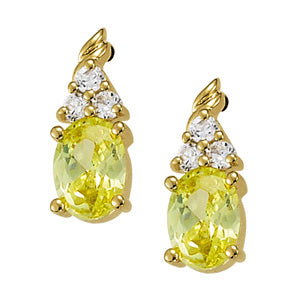 EARRING 7X5 OVAL CENTER EARRING - Image 2