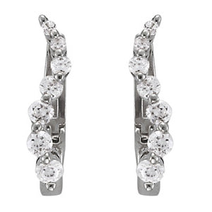 EARRING 3/4 CTTW JOURNEY - Image 2