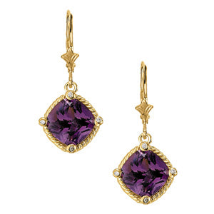 EARRINGS COLOR SQUARE & CUSHION - Image 2