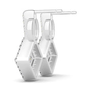 EARRINGS COLOR SQUARE & CUSHION - Image 3