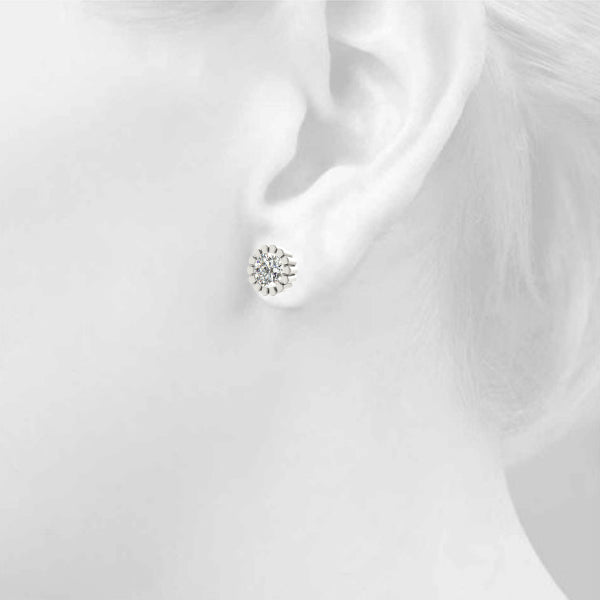 EARRINGS SINGLE STONE - Image 3
