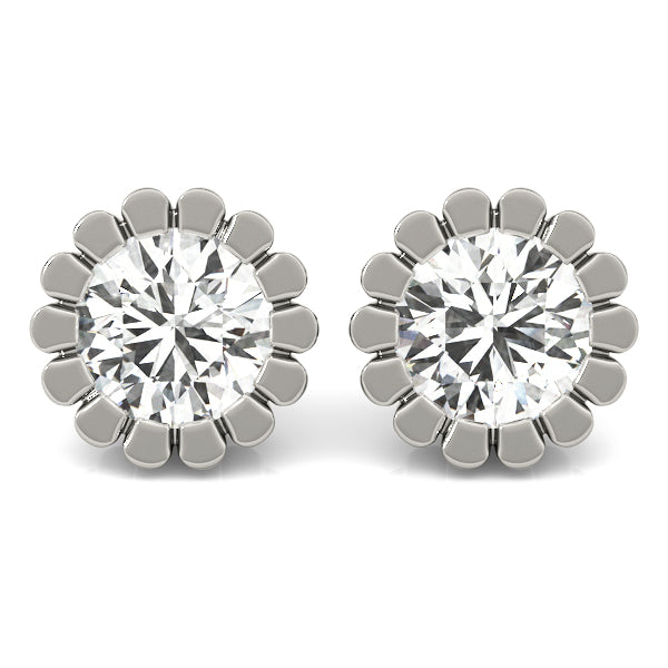 EARRINGS SINGLE STONE - Image 2