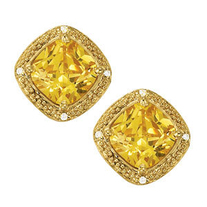 EARRINGS COLOR SQUARE & CUSHION - Image 2