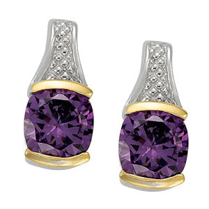 EARRINGS COLOR SQUARE & CUSHION - Image 2