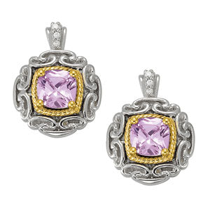 EARRINGS COLOR SQUARE & CUSHION - Image 2