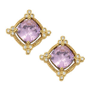 EARRINGS COLOR SQUARE & CUSHION - Image 2