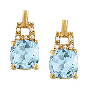 EARRINGS COLOR SQUARE & CUSHION - Image 2