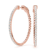 EARRINGS HOOP EARRINGS VAULT LOCK - Image 3