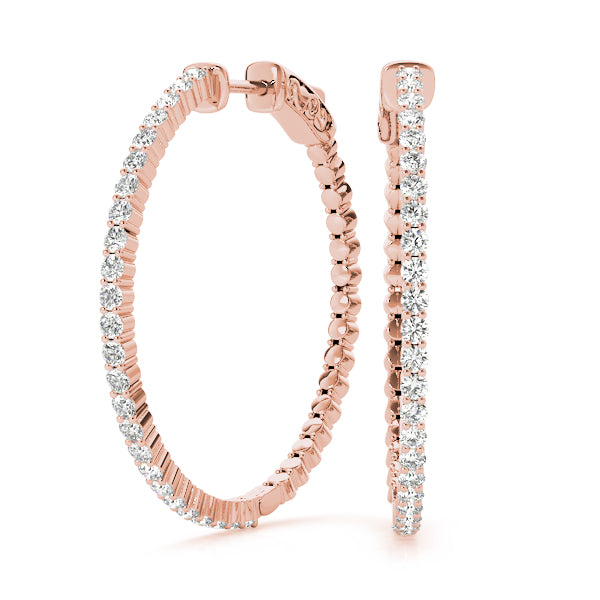EARRINGS HOOP EARRINGS VAULT LOCK - Image 3