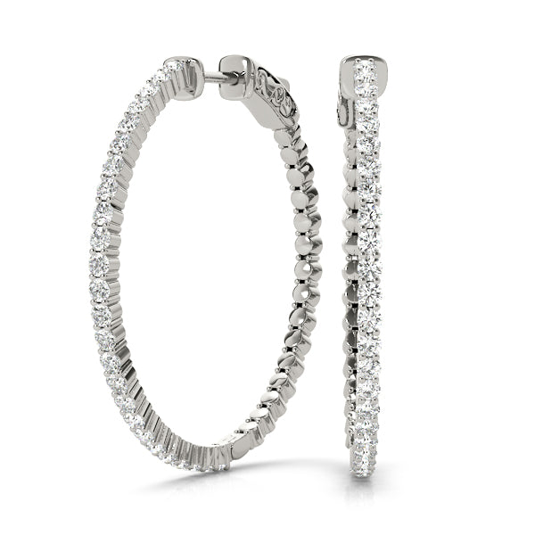 EARRINGS HOOP EARRINGS VAULT LOCK - Image 2
