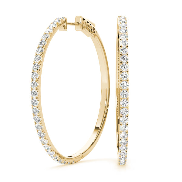 EARRINGS HOOP EARRINGS VAULT LOCK - Image 9