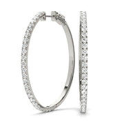 EARRINGS HOOP EARRINGS VAULT LOCK - Image 2