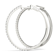 EARRINGS HOOP EARRINGS VAULT LOCK - Image 3