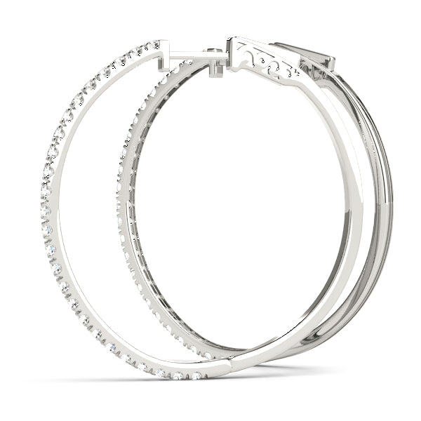 EARRINGS HOOP EARRINGS VAULT LOCK - Image 3