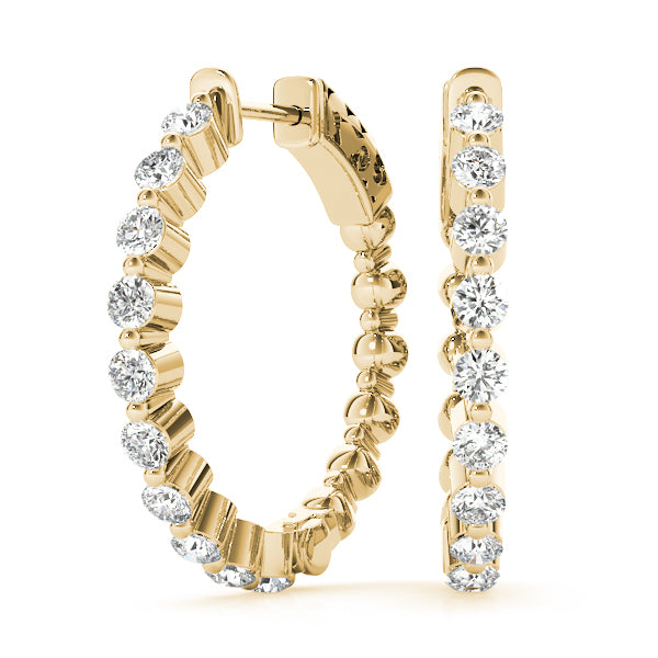EARRINGS HOOP EARRINGS VAULT LOCK - Image 8