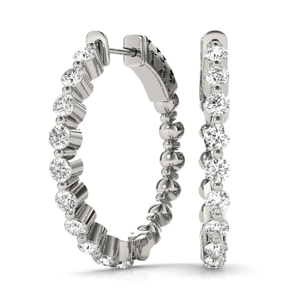 EARRINGS HOOP EARRINGS VAULT LOCK - Image 2