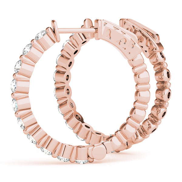 EARRINGS HOOP EARRINGS VAULT LOCK - Image 7