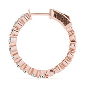 EARRINGS HOOP EARRINGS VAULT LOCK - Image 4